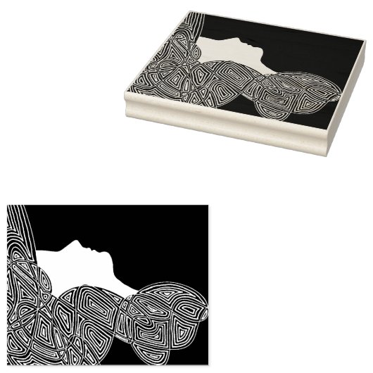 Lady Rubberstempel (Gestempeld)