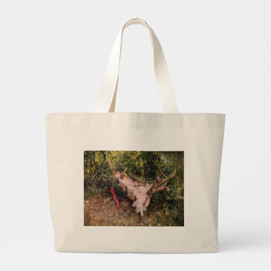 Lady Rust in een hangmat (door Giovanni Boldini) Grote Tote Bag (Achterkant)