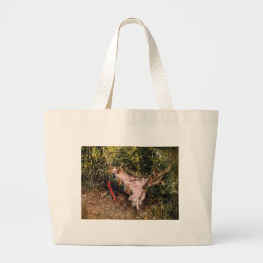 Lady Rust in een hangmat (door Giovanni Boldini) Grote Tote Bag (Voorkant)