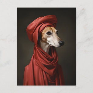 Lady Saluki Hond Briefkaart