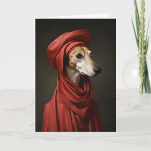 Lady Saluki Hond Kaart