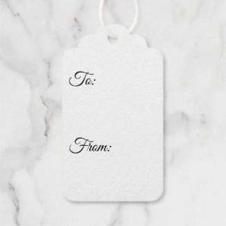 Lady Santa Folie Gift Label