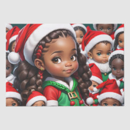 Lady Santa Tissue Paper Tissuepapier