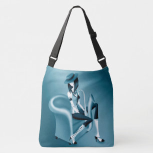 Lady Saxofonist - een jazz-geïnspireerde crossbody Tas