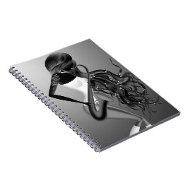 Lady Saxophonist Musician  Luna  Notitieboek