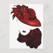 Lady Scarlet Briefkaart (Voorkant)