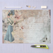Lady Shabby, Frans Script Butterfly Craft Tissuepapier (Craft)