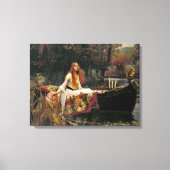 Lady Shalott 1888 Canvas Afdruk (Voorkant)