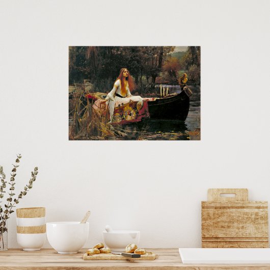 Lady Shalott 1888 Poster (Keuken)