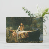 Lady Shalott On Boat door John William Waterhouse (Staand voorkant)