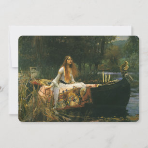 Lady Shalott On Boat door John William Waterhouse