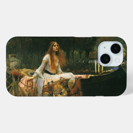 Lady Shalott On Boat door John William Waterhouse Case-Mate iPhone Case (Achterkant (horizontaal))