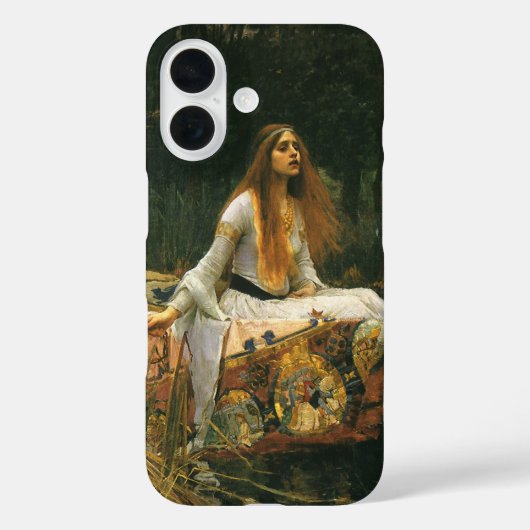 Lady Shalott On Boat door John William Waterhouse Case-Mate iPhone Case (Achterkant)
