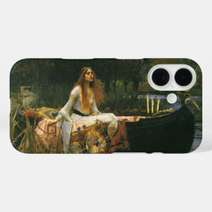 Lady Shalott On Boat door John William Waterhouse iPhone 16 Hoesje