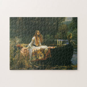 Lady Shalott On Boat door John William Waterhouse Legpuzzel