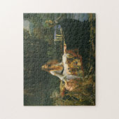 Lady Shalott On Boat door John William Waterhouse Legpuzzel (Verticaal)