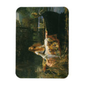 Lady Shalott On Boat door John William Waterhouse Magneet (Verticaal)