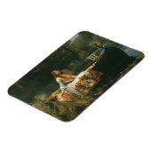 Lady Shalott On Boat door John William Waterhouse Magneet (Linkerzijde)