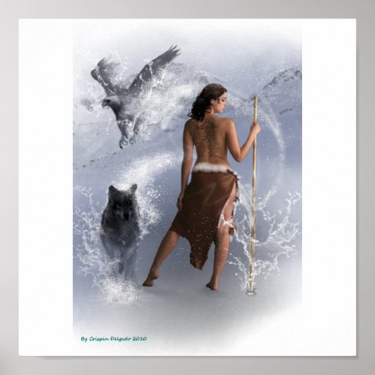 Lady Shaman Poster (Voorkant)