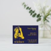 Lady Shooter Visitekaartjes (Staand voorkant)