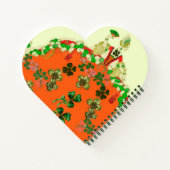 LADY SINAASAPPEL EN SHAMROCKS St. Patricks Day Notitieboek (Achterkant)