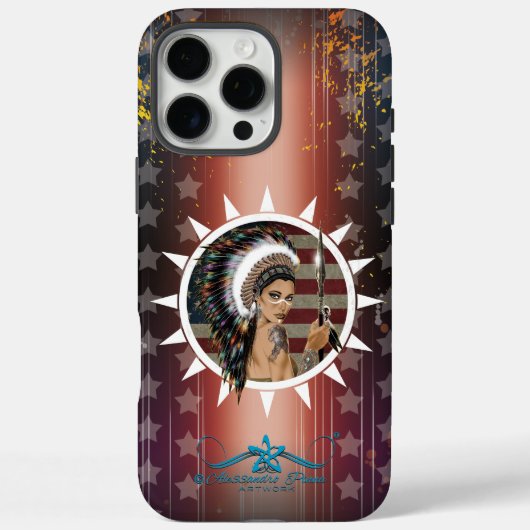 Lady Sioux Case-Mate iPhone Case (Achterkant)