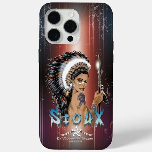 Lady Sioux Case-Mate iPhone Case (Achterkant)