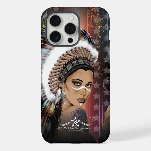 Lady Sioux iPhone Hoesje (Achterkant)