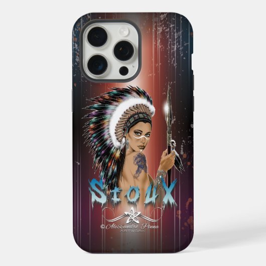 Lady Sioux iPhone Hoesje (Achterkant)