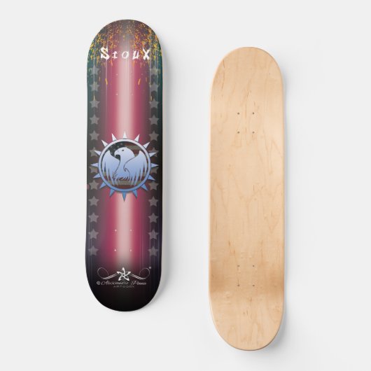 Lady Sioux Persoonlijk Skateboard (Voorkant)