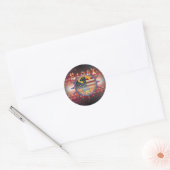 Lady Sioux Ronde Sticker (Envelop)