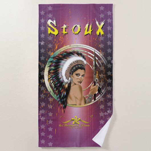 Lady Sioux Strandlaken (Voorkant)