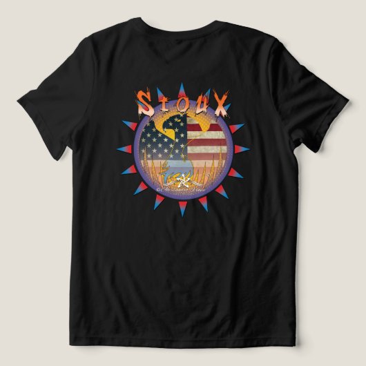 Lady Sioux Tri-Blend Shirt (Design achterkant)