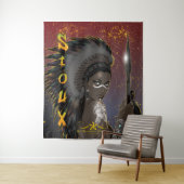 Lady Sioux Wandkleed (In situ)