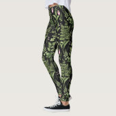 Lady Slipper Bloemen Woodland Design Leggings (Links)