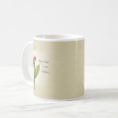 Lady Slipper Flower Dank u wel Koffiemok (Voorkant links)