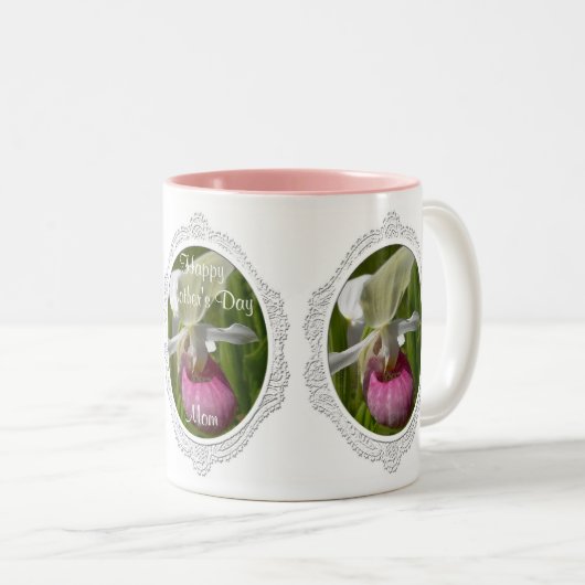 Lady Slipper Moederdag Mok (Voorkant rechts)