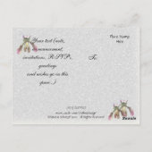 Lady Slipper Orchid Briefkaart (Achterkant)
