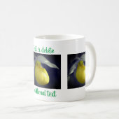 Lady Slipper Orchid Flower Personalized Koffiemok (Voorkant rechts)