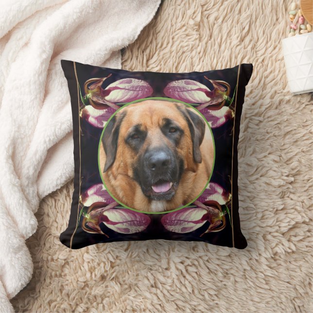 Lady Slipper Orchid Lijst Creëer Uw eigen foto Kussen (Deken)