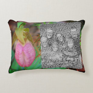 Lady Slipper Orchid Lijst Uw foto toevoegen Accent Kussen