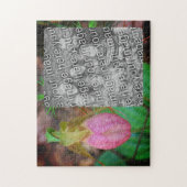 Lady Slipper Orchid Lijst Uw foto toevoegen Legpuzzel (Verticaal)