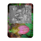 Lady Slipper Orchid Lijst Uw foto toevoegen Magneet (Verticaal)