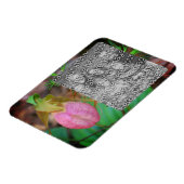 Lady Slipper Orchid Lijst Uw foto toevoegen Magneet (Linkerzijde)