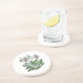 Lady Slipper Orchid Sandstone Drink Onderzetter (Zijkant)