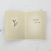 Lady Slipper Vriendelijkheid Dank u Bedankkaart (Binnen)