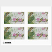 Lady Slippers Rechthoekige Sticker (Vel)