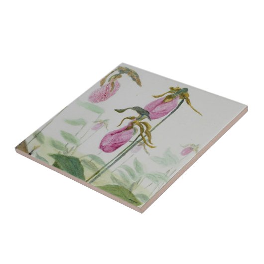 Lady Slippers Tegeltje (Zijkant)