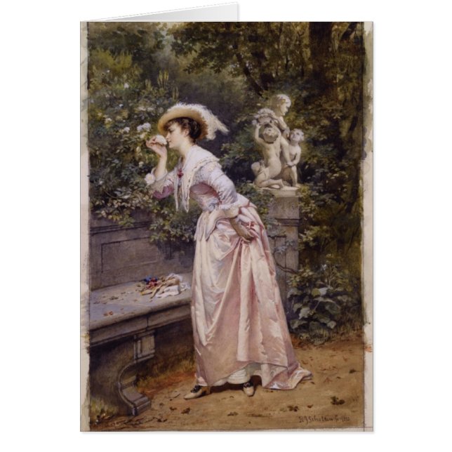 Lady Smelling-Rozen (Voorkant)