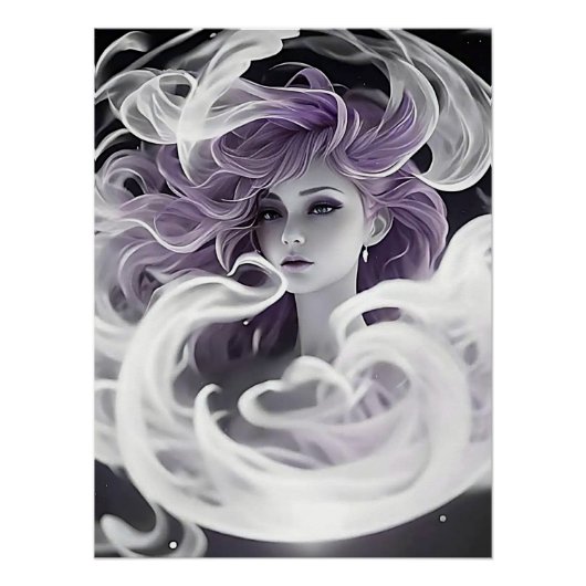 Lady Smoke Perfect Poster (Voorkant)